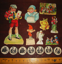 Konvolut 15 Alte Oblatenbilder Oblate. Glanzbild RUTH KAHLE