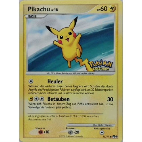 Pikachu stamped promo - -,