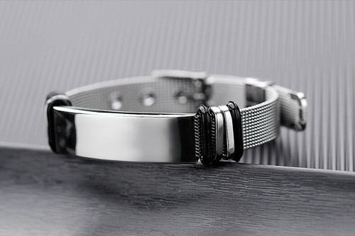 Armband aus edelstahl mit - armband,