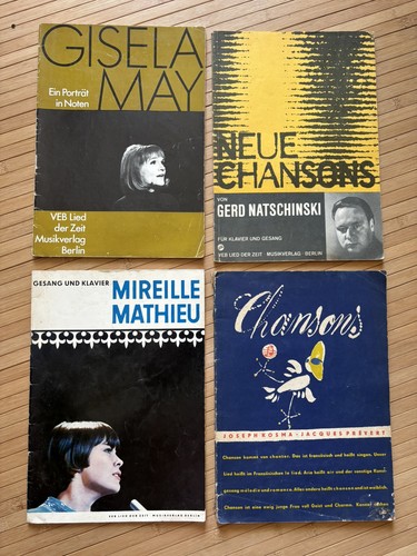 Notenhefte ddr chansons - notenhefte,