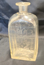 Barock kant schnapsflasche - barock, 4-kant