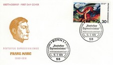Ersttagsbrief Franz Marc First