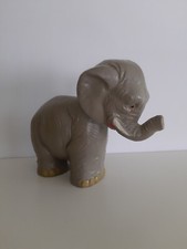 DDR Ostalgie Spardose Sparbüchse Elefant Plastik Höhe ca. 12cm