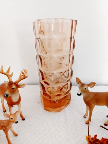 Rosa luminarc vase - luminarc, 70er