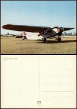 Postcard aviation airplane