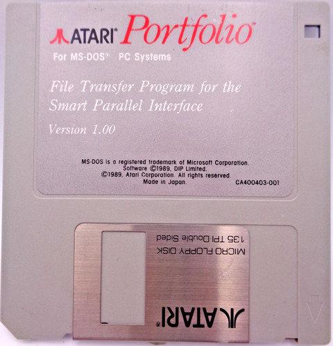 Atari portfolio dos file - portfolio/ms-dos, pc
