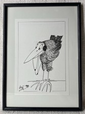 Original Tuschezeichnung