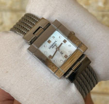 Vintage Philippe Charriol Celm Watch Cable Mother Of Pearl Ladies Full Set 25mm