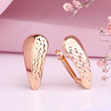 Elegante Ohrringe  Rotgold Rose Gold 585/14kt NEU mit Etikett