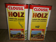 CLOUSIL Holzlasur außen 5 L Langzeitschutz Clou Holzschutz-Lasur (S69)