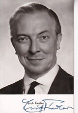 Autogramm - Erich Fiedler