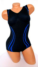 " Schlankstütz " formschöner -  straffer-Shape-Badeanzug -Gr.  M  # 002