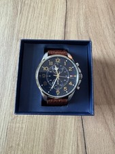 Tommy Hilfiger Herrenarmbanduhr, Goldfarben Neuwertig