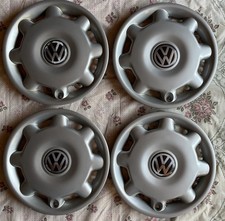 4X Org. VW Radkappen 14 Zoll Felgendeckel Radzierblenden Radabdeckung 6K0601147S