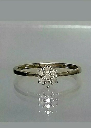 Echt massiv 10k gold - echt, 0.05ct
