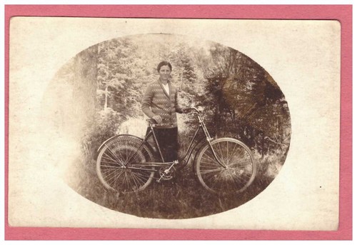Foto fahrrad mit frau - fahrrad,