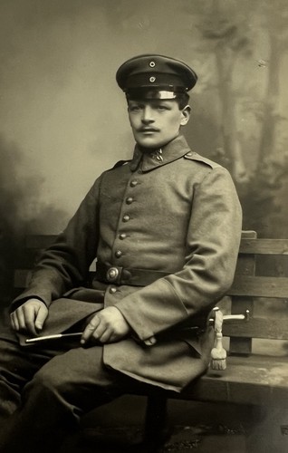 1918 foto offizier - foto, ak
