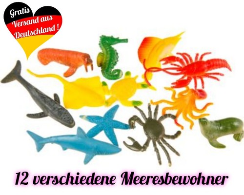 12er set meerestiere figuren - 12er,