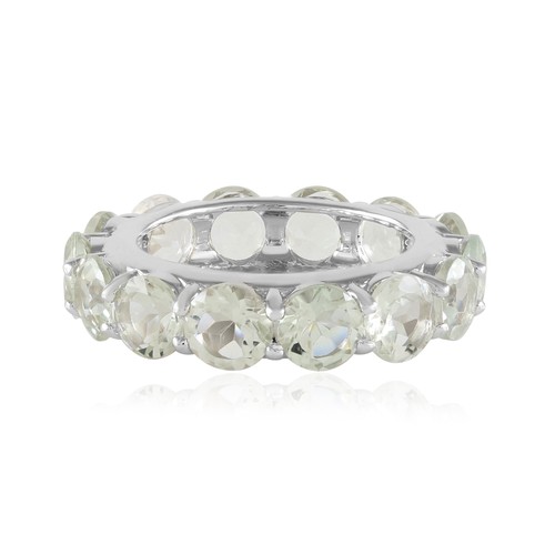 Grüner amethyst silber - silber, ring-