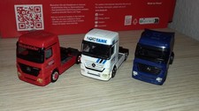 3 Herpa Sattelzugmaschinen MB Actros MP2 Konvolut Bastelmodelle