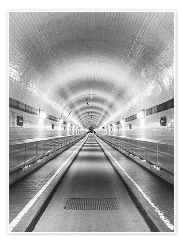 Poster alter elbtunnel - elbtunnel, in