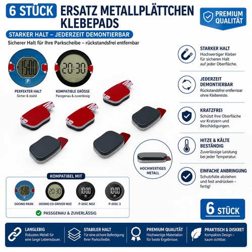 Klebepads metallplättchen - klebepads,