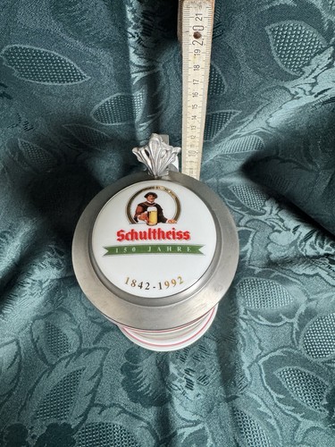 Schultheiss porzellan bierkrug - schultheiss,