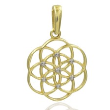 Lebensblume 333'er Gold