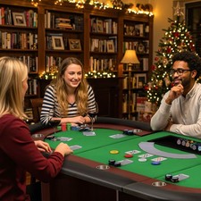 81.9" 10-Player Oval Wood