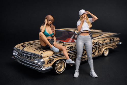 Diorama figuren fraue - 1:24,
