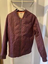 Bordeauxfarbene Bomberjacke von Wemoto in Größe L