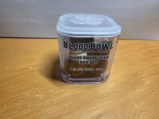 Blood Bowl Würfel Chaos Zwerge - Chaos Dwarf Dice - neu und versiegelt