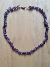 Amethyst Heilstein Splitterkette