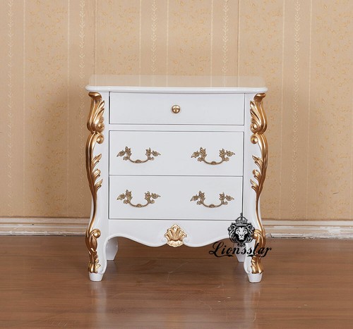 Nachttisch luxus gold dekor - nachttisch, gold-dekor