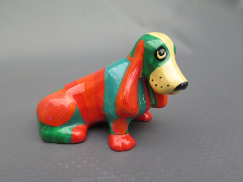 Beagle hund figur keramik - /,