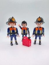 Playmobil® Figuren Feuerwehr-Crew 3 Männer und Zubehör nerdycustom MOC Edition
