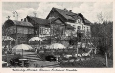 10460) AK Terassen Restaurant Elisenhöhe Waldenburg Altwasser Schlesien 1940