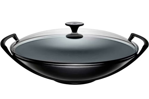 Creuset gusseisen wok mit - le,