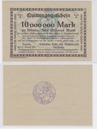 Millionen mark banknote - millionen,