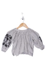 ZARA Kinder Bluse Gr. 110 Grau