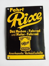 Fahrt Rixe Fahrrad Emaille Schild Emailleschild Emailleschild 