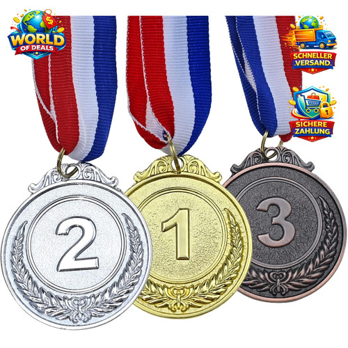 Medaillen set gold - medaillen, silber