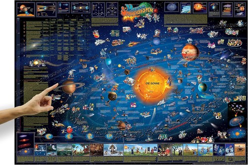 Orbit globes maps wandkarte - maps,