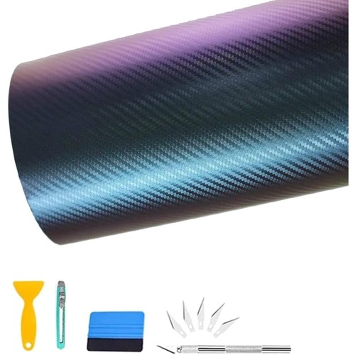 Carbon folie autofolie - 3d,