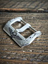 Dornschließe 24mm Uhrband Schließe Einzelanfertigung Custom Stahl geschraubt