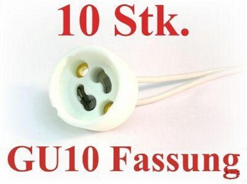Gu10 fassungen keramik 230v - keramik,
