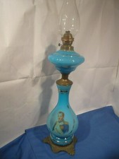 ANTIKE ÖLLAMPE , BORDELLAMPE , NAPOLEON , CA. 1850