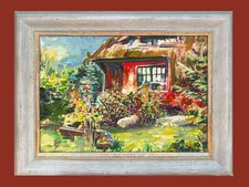 Rote Fischerkate, Gemälde