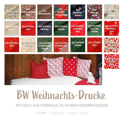 Weihnachtsstoffe baumwolle - weihnachtsstoffe,