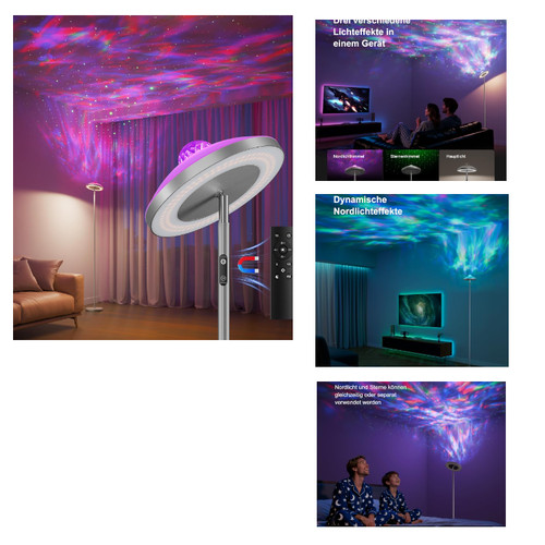 Stehlampe mit rgb - 3-in-1,